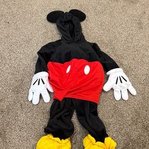 Disney Mickey Mouse Costume - Black, Red, Yellow